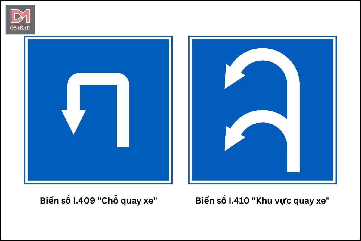 Biển báo quay đầu xe là gì? Các loại biển chỉ dẫn thường gặp