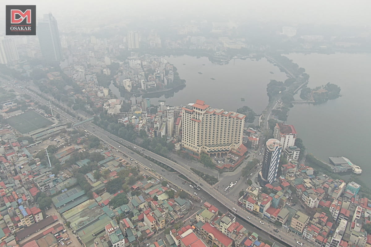 Hình ảnh ô nhiễm không khí ở Hà Nội 6