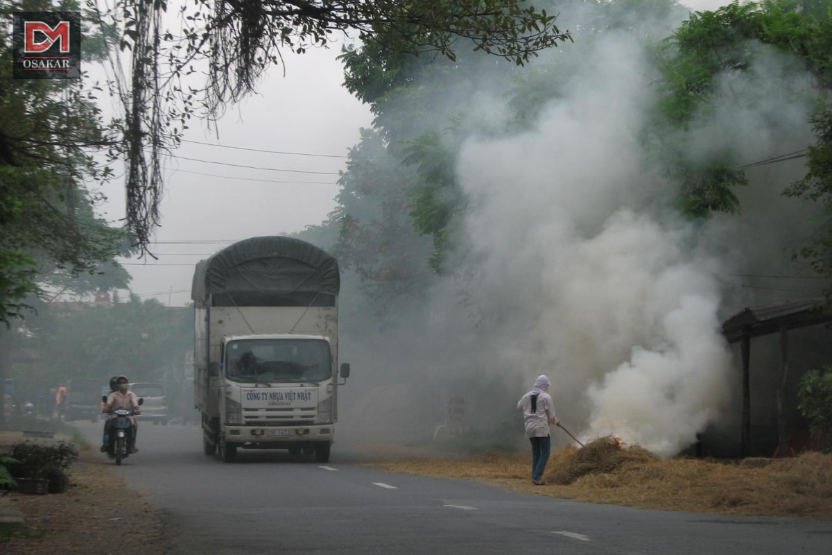 Hình ảnh ô nhiễm không khí ở Hà Nội 8
