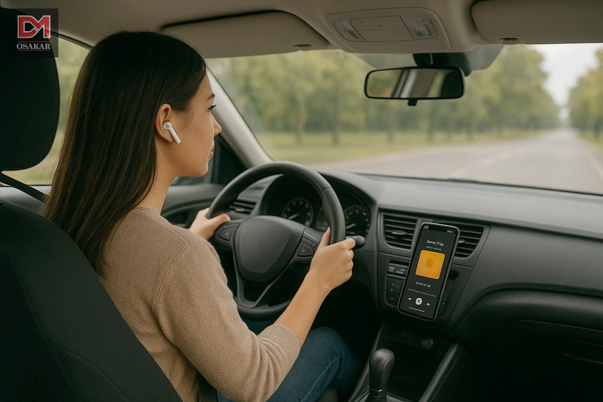 Đeo tai nghe khi lái xe ô tô có bị phạt không?