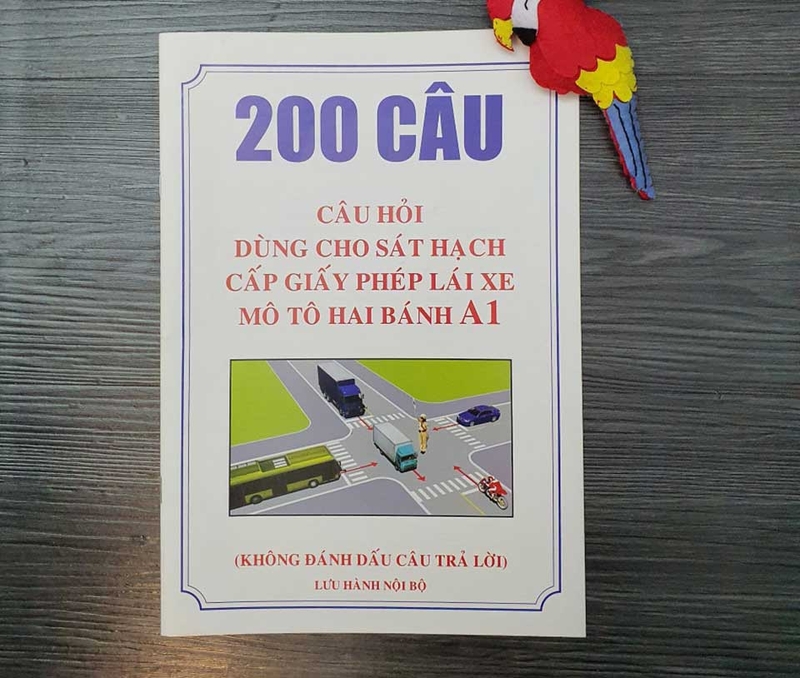 Bộ câu hỏi 200 câu lý thuyết thi bằng lái xe A1