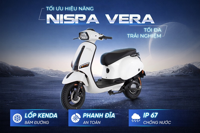 Nispa Vera mang đến trải nghiệm di chuyển an toàn với hệ thống phanh cao cấp
