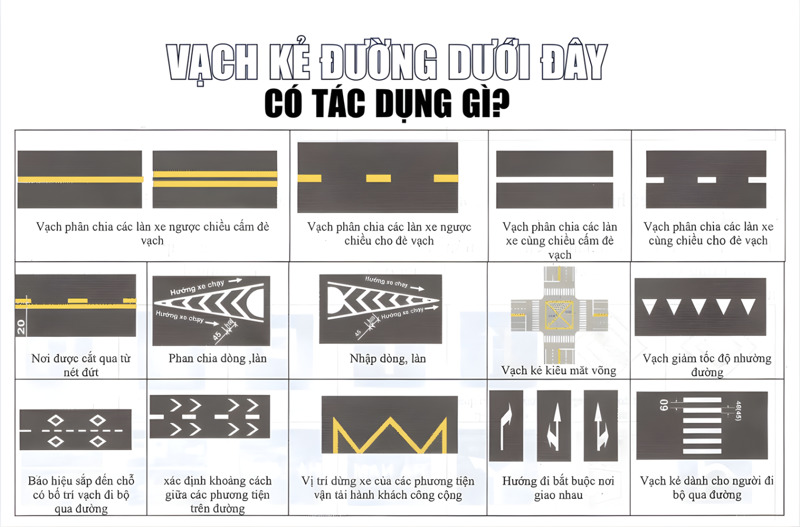 Hiểu rõ chức năng các loại vạch kẻ đường giao thông giúp bạn làm chủ mọi tình huống