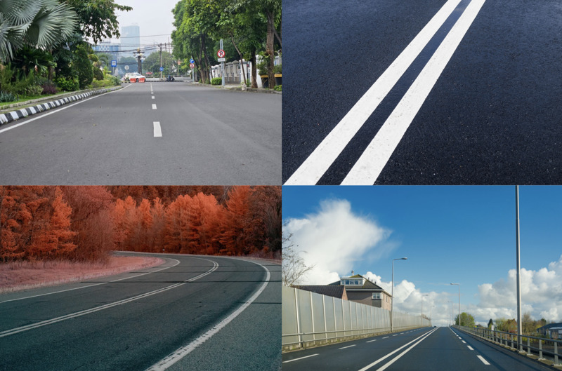 Vạch trắng dùng để phân chia các làn xe chạy cùng một hướng