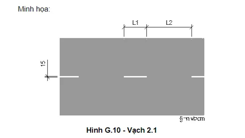 Vạch trắng nét đứt
