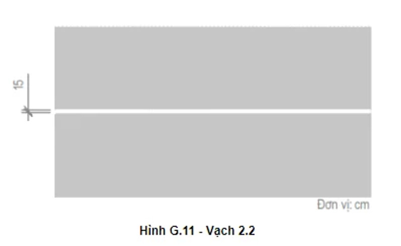 Vạch trắng nét liền