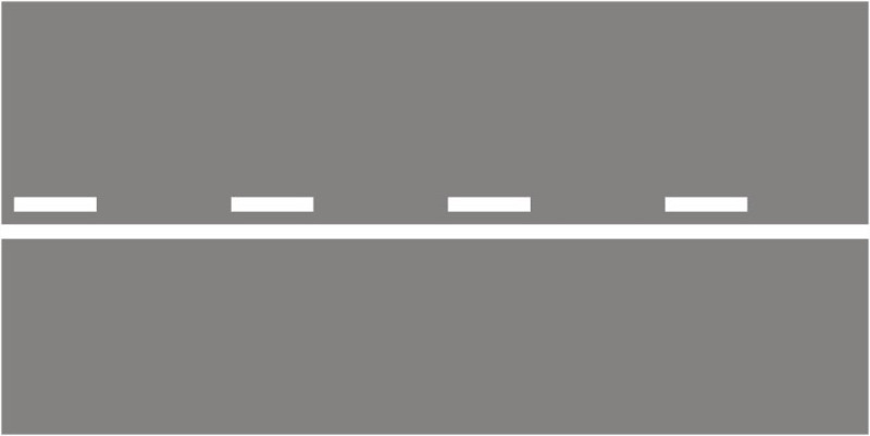 Vạch trắng nét liền/đứt