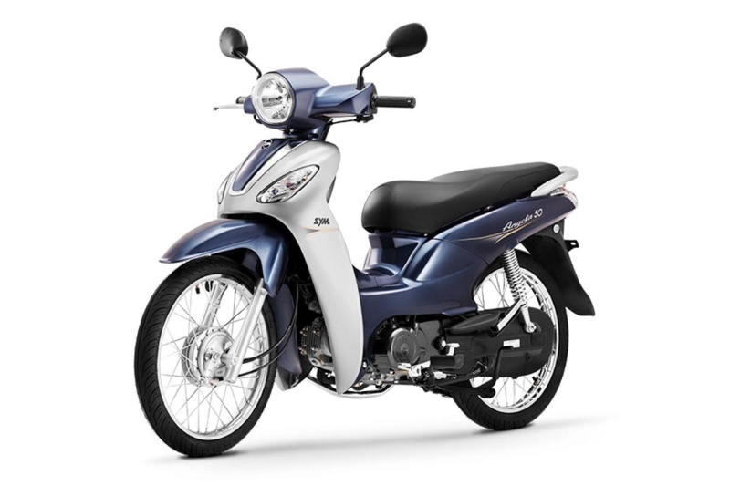 Sym Angela 50 sở hữu các tông màu kép trẻ trung