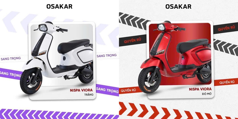 Mỗi phiên bản màu sắc của Nispa Viora đều mang một cá tính riêng dành cho người dùng trẻ