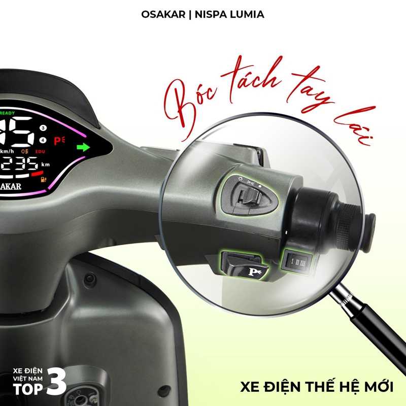 Bạn nên ưu tiên mua tay ga xe máy điện đúng thương hiệu để đảm bảo tương thích với IC sẵn có