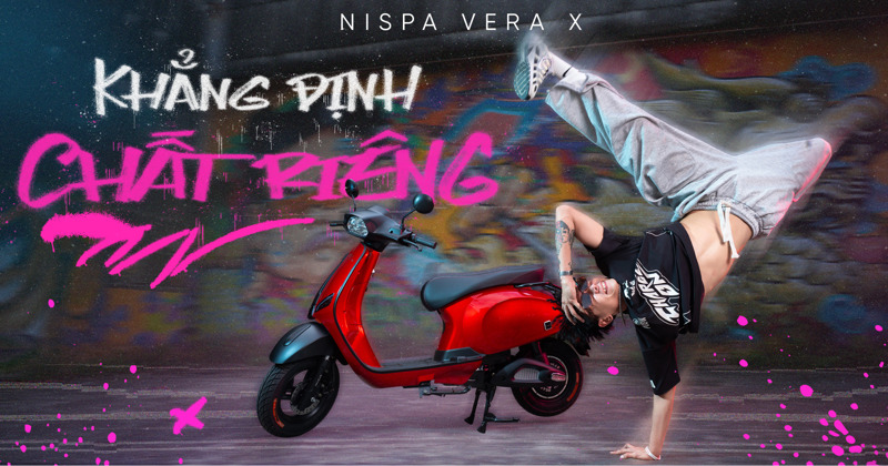 Nispa Vera gây ấn tượng với thiết kế thời thượng cùng bảng màu Color-Pop nổi bật, thể hiện cá tính đa dạng của người lái
