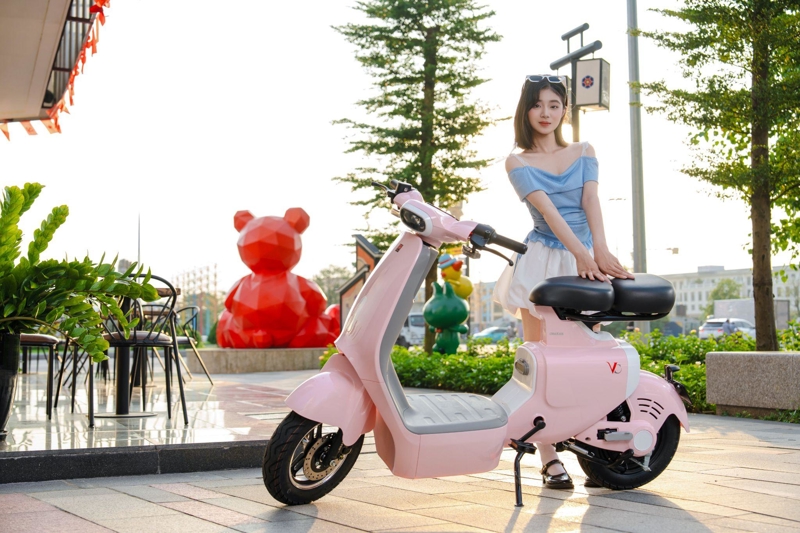 OSAKAR VC hồng pastel dịu mắt với Smartkey thông minh 4 tính năng