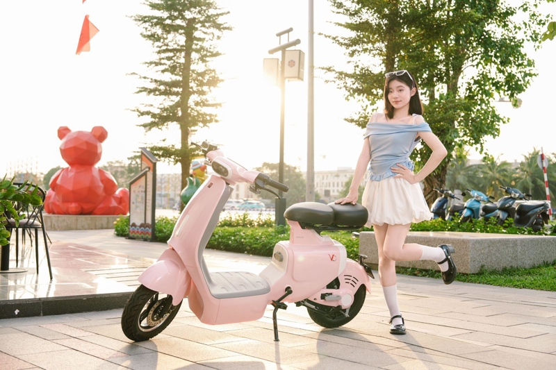 Xe sở hữu kích thước nhỏ gọn với trọng lượng nhẹ dưới 85kg