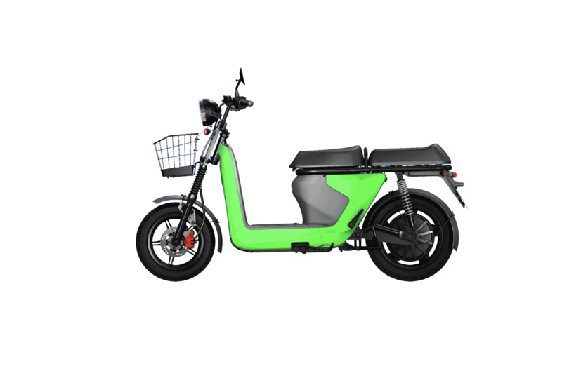 Selex Camel 2 màu xanh lá cây có thiết kế đặc trưng với giỏ đựng chuyên dụng phía trước