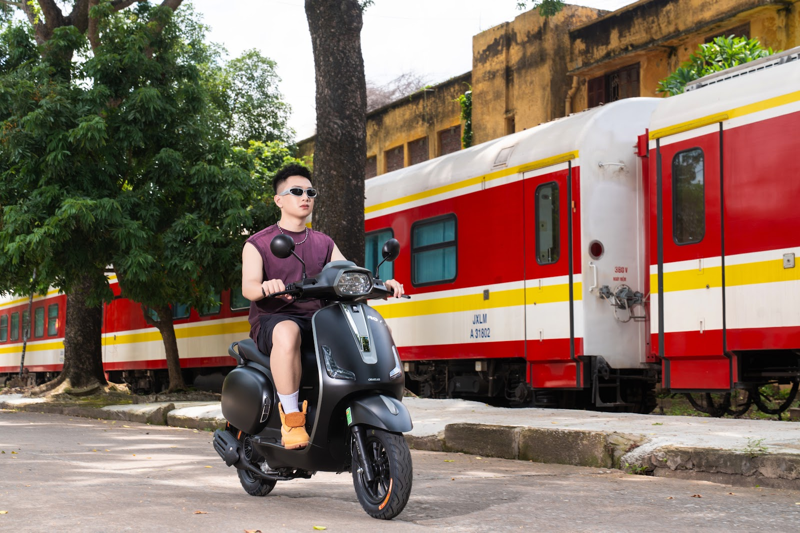 OSAKAR Rova P sở hữu thiết kế nhỏ gọn, dễ di chuyển trong ngõ ngách