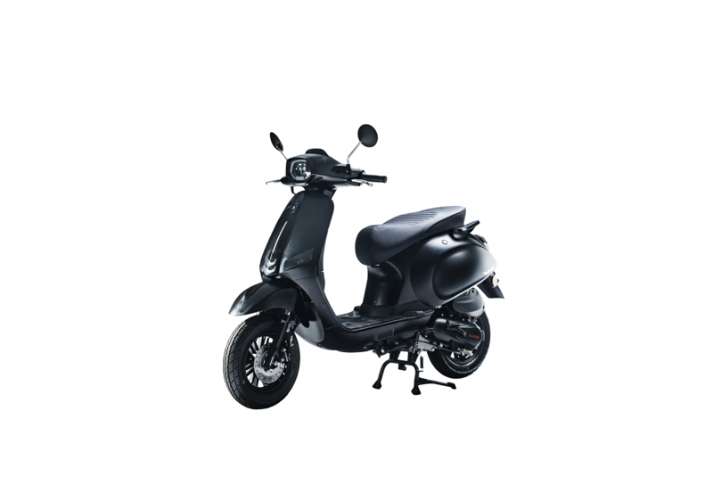 DVMotor VANIO S có hệ thống giảm chấn dầu thủy lực và phanh đĩa an toàn