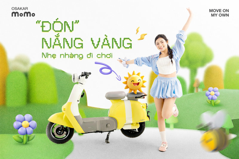 OSAKAR MOMO vàng trắng kết hợp hoàn hảo giữa màu tương sinh hành Thổ và màu tương hợp hành Kim, mang đến năng lượng thịnh vượng cho người mệnh Bạch Lạp Kim