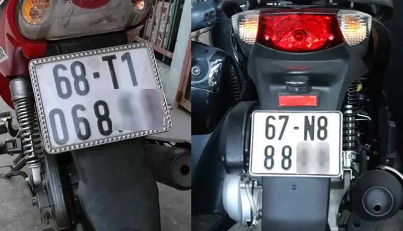 Biển số xe cũ cấp trước ngày 1/7/2025 vẫn lưu hành song song với biển số định danh cấp mới