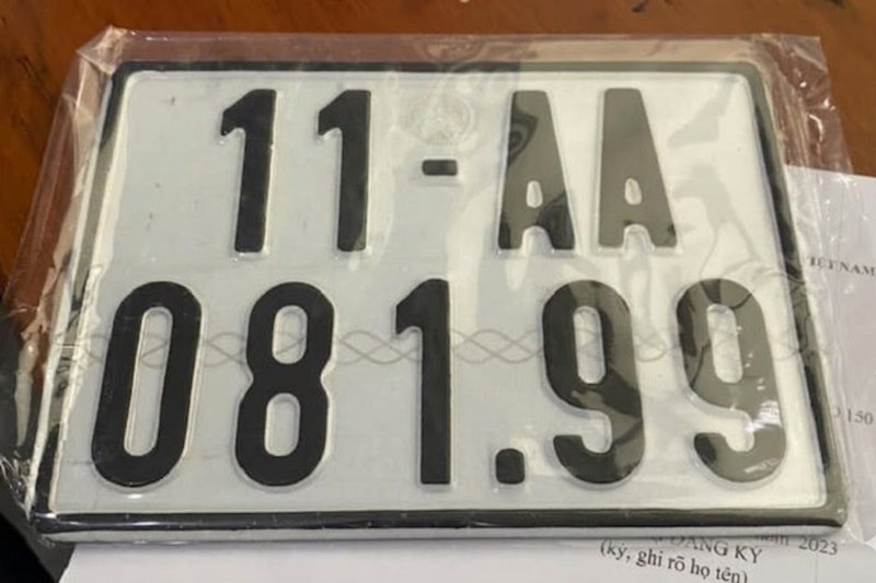 Biển số xe định danh tại Cao Bằng với ký hiệu 2 chữ cái
