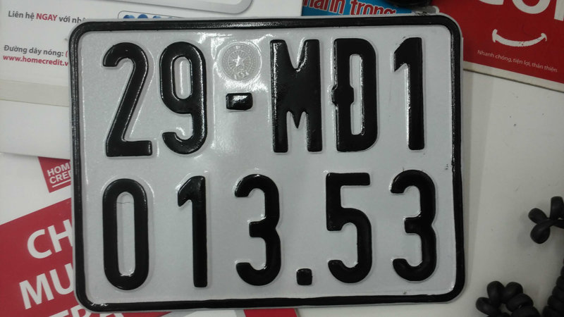 Các biển số cấp trước sáp nhập vẫn có giá trị và được lưu hành bình thường