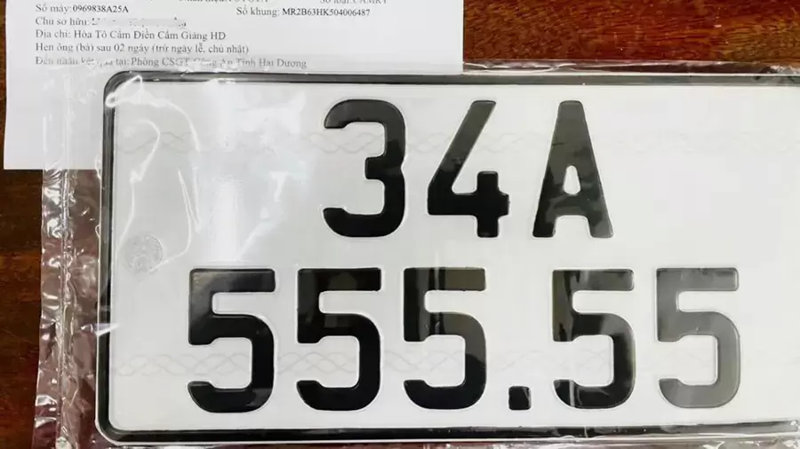 Biển số ô tô tại Hải Phòng được cấp ngẫu nhiên từ kho số định danh không phân biệt loại xe