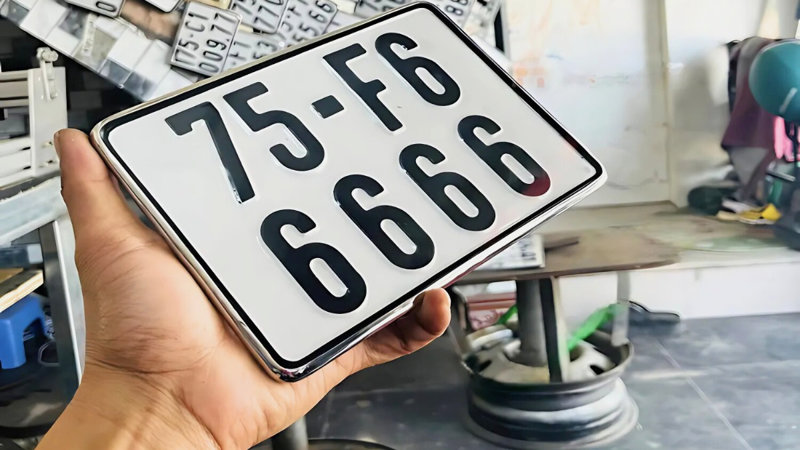 Biển số xe hiện tại sẽ gắn liền với mã định danh của chủ xe