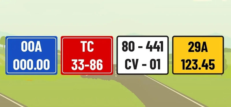 Nhận diện đúng màu sắc biển số giúp bạn hiểu rõ vai trò của phương tiện trong hệ thống giao thông