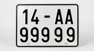 Biển số định danh 2 chữ cái không phân biệt theo vùng miền hay loại phương tiện