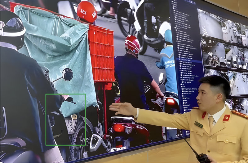 Camera phạt nguội ở Hà Nội có khả năng nhận diện biển số một cách rõ nét