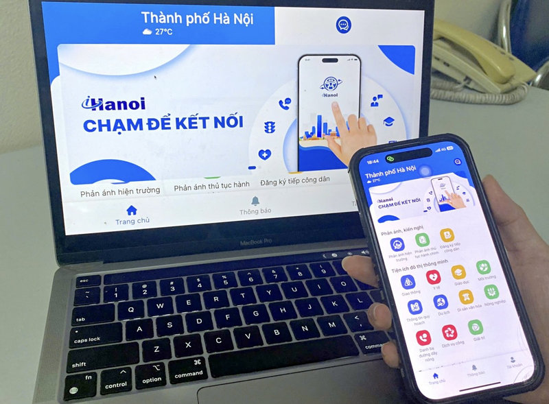 Nộp phạt trực tuyến trên Ứng dụng iHanoi