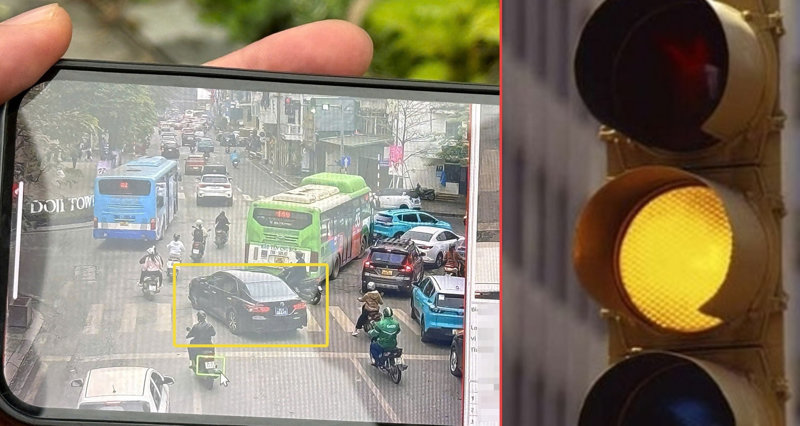 Vượt đèn vàng bị xử phạt tương đương lỗi vượt đèn đỏ với mức tiền cao nhất lên tới 20.000.000 VNĐ