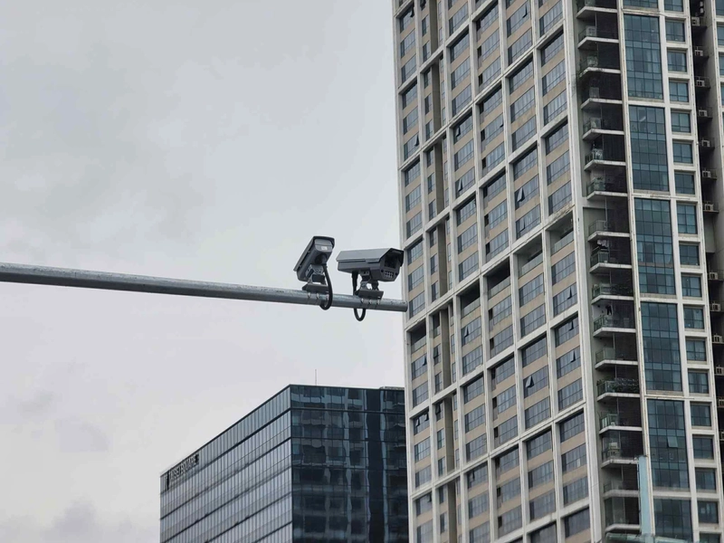 Khu vực huyện Mỹ Xuyên với chợ, khu công nghiệp và các tuyến tỉnh lộ được lắp đặt camera phạt nguội để giám sát giao thông 