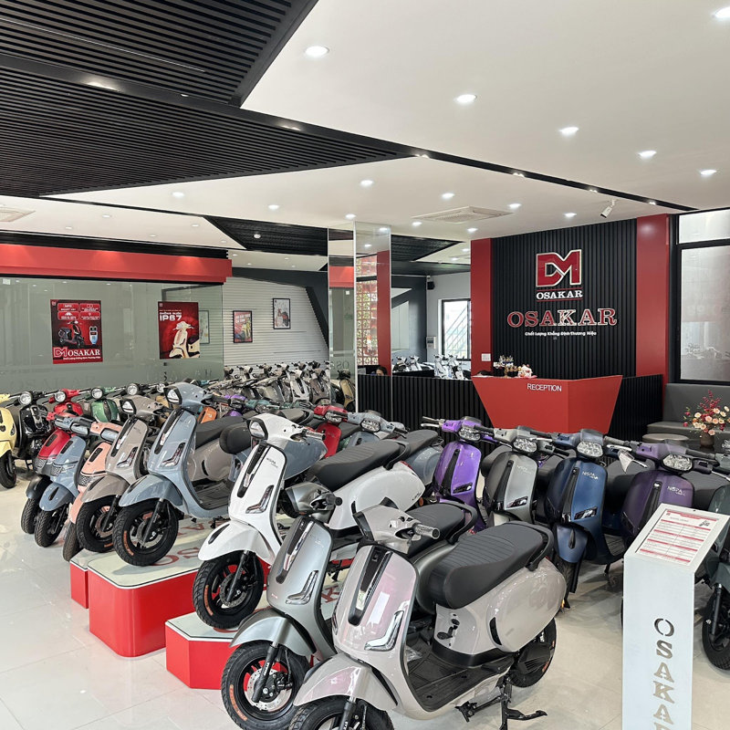 Hệ thống đại lý của OSAKAR trải rộng khắp cả nước với nhiều lựa chọn màu sắc hợp phong thủy