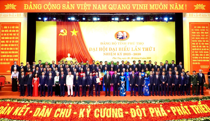 Bộ máy lãnh đạo nhiệm kỳ 2025 - 2030 của tỉnh Phú Thọ sau sáp nhập
