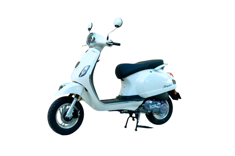 Xe ga 50cc Dibao Pansy XS1 sở hữu kiểu dáng Vespa cổ điển cùng lớp sơn 7 lớp sáng bóng bền màu
