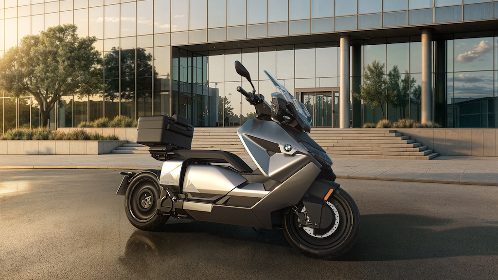 BMW CE 04 là mẫu siêu xe ga điện hạng sang sở hữu thiết kế đến từ tương lai