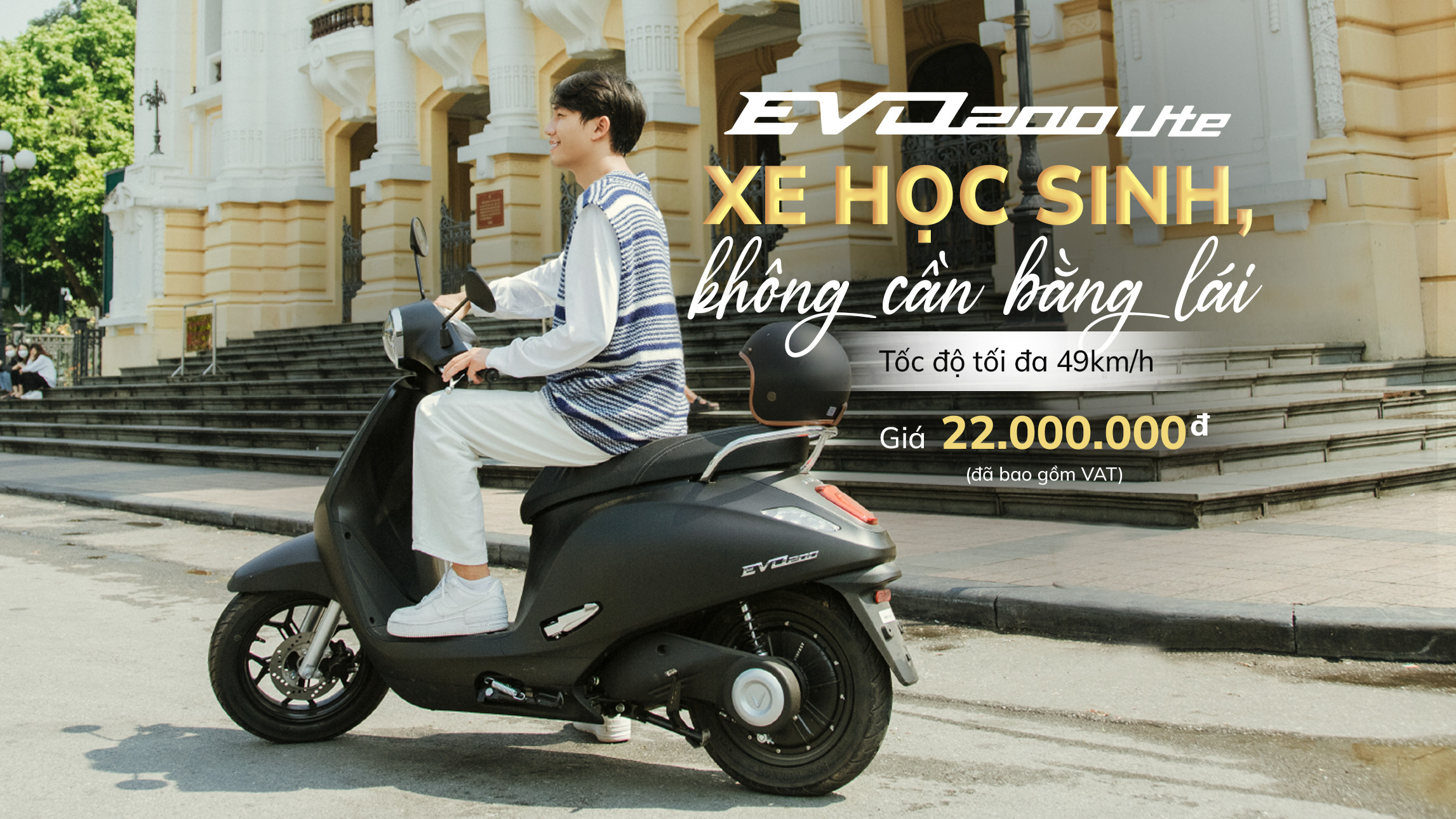 VinFast Evo200 - xe máy điện quốc dân sở hữu phom dáng thanh lịch Ý cùng khối pin LFP đi xa vượt trội