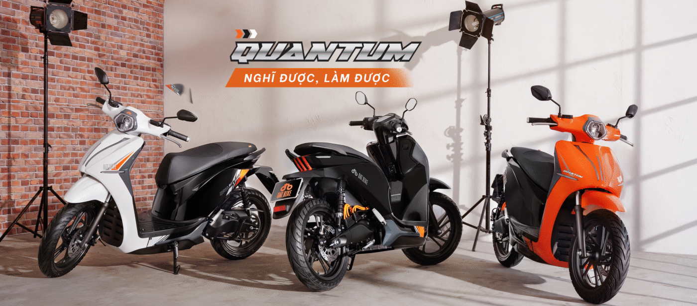 Dat Bike Quantum là dòng xe máy điện nổi bật với khả năng di chuyển quãng đường xa kỷ lục
