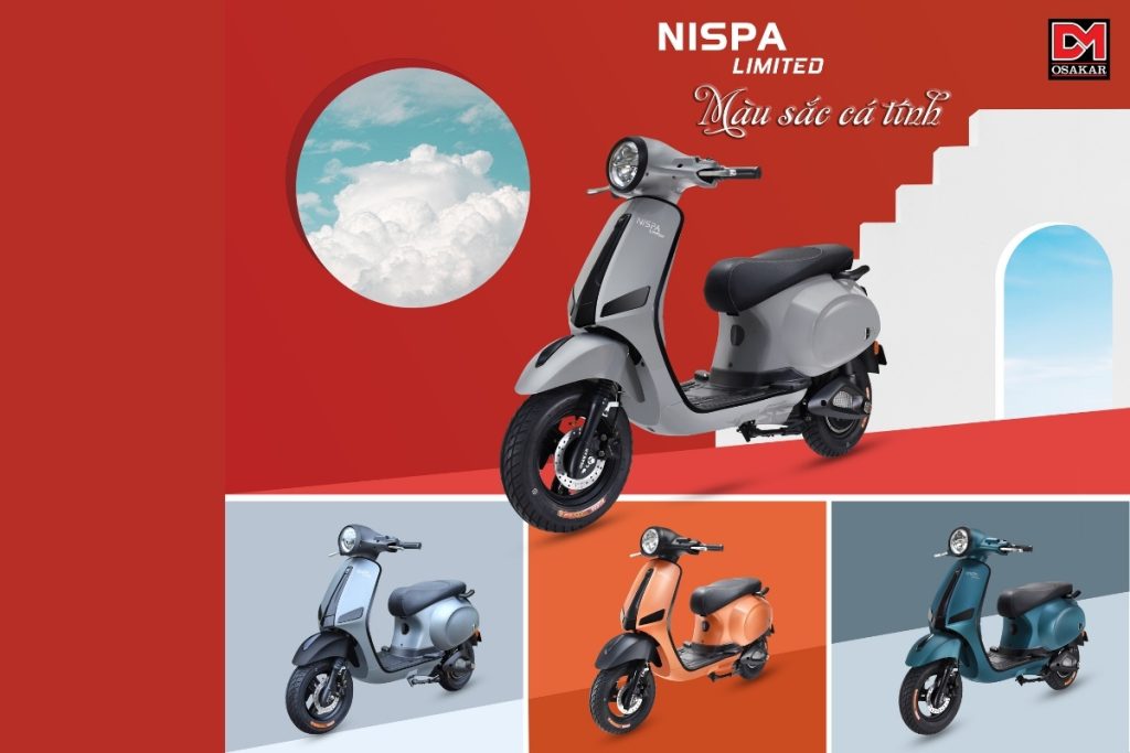 Xe máy điện Nispa Limited thanh lịch cổ điển