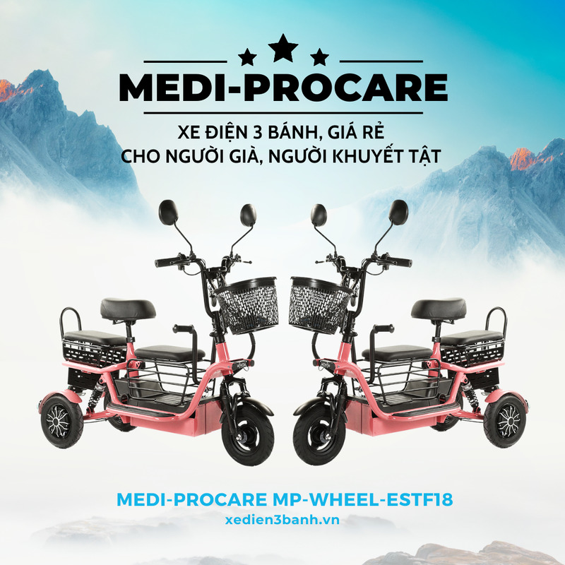 Xe điện cho người già MEDI-PROCARE MP-WHEEL-ESTF18