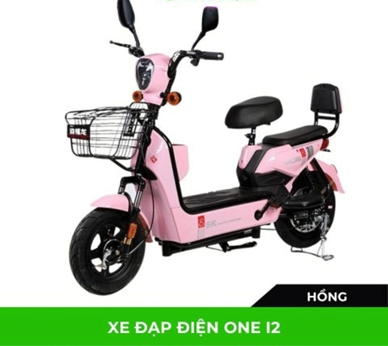 Xe đạp điện One i2 – Phom dáng mini thanh lịch, tay ga mượt mà cực kỳ thích hợp cho học sinh cấp 2 đi học gần nhà.