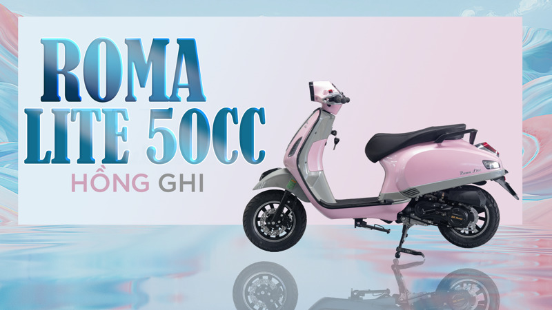 Roma Lite sở hữu kiểu dáng xe thanh thoát, trọng lượng vừa phải