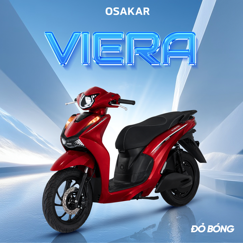 OSAKAR VIERA màu đỏ bóng thuộc nhóm màu hành Hỏa, phù hợp với người yêu thích diện mạo nổi bật