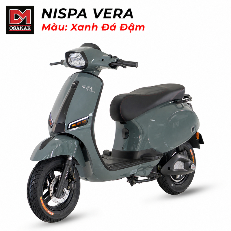 OSAKARNispaVera màu xanh đá đậm kết hợp hài hòa giữa diện mạo thời trang và tính năng an toàn thiết thực