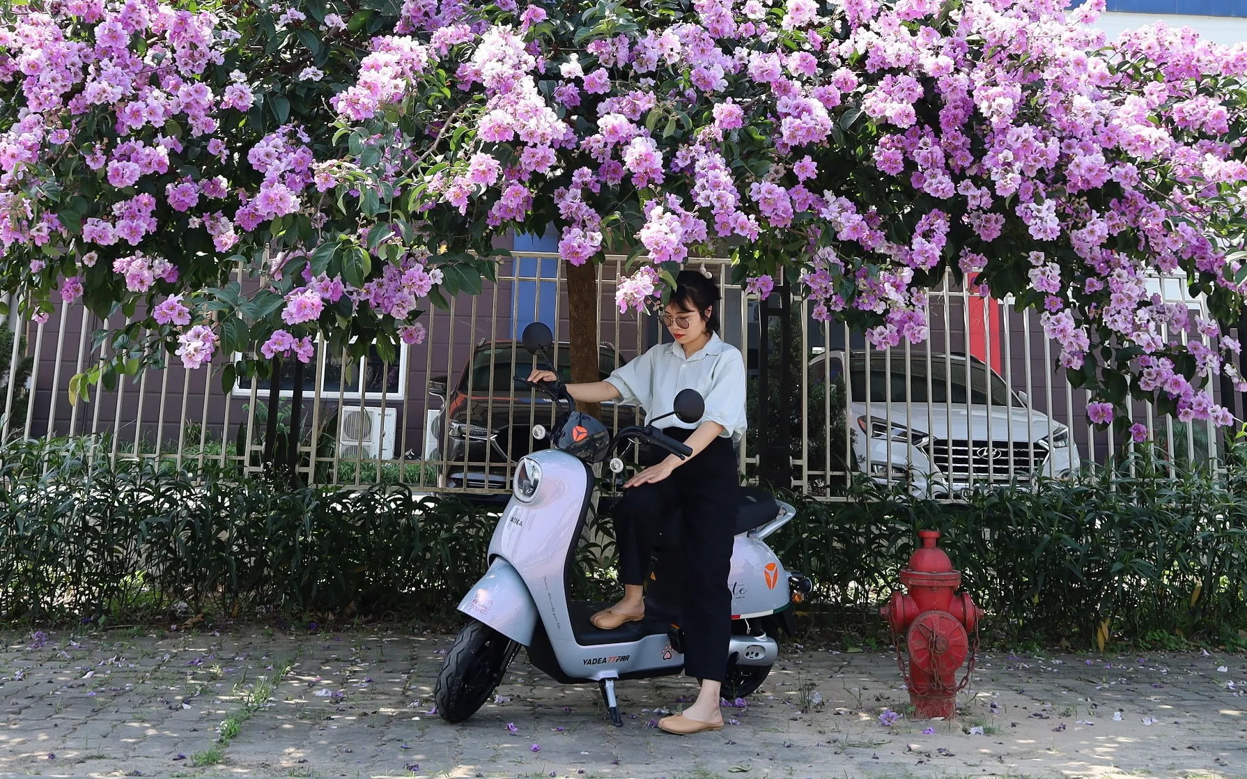 Xe máy điện đẹp Yadea I-Cute cho nữ nhỏ gọn