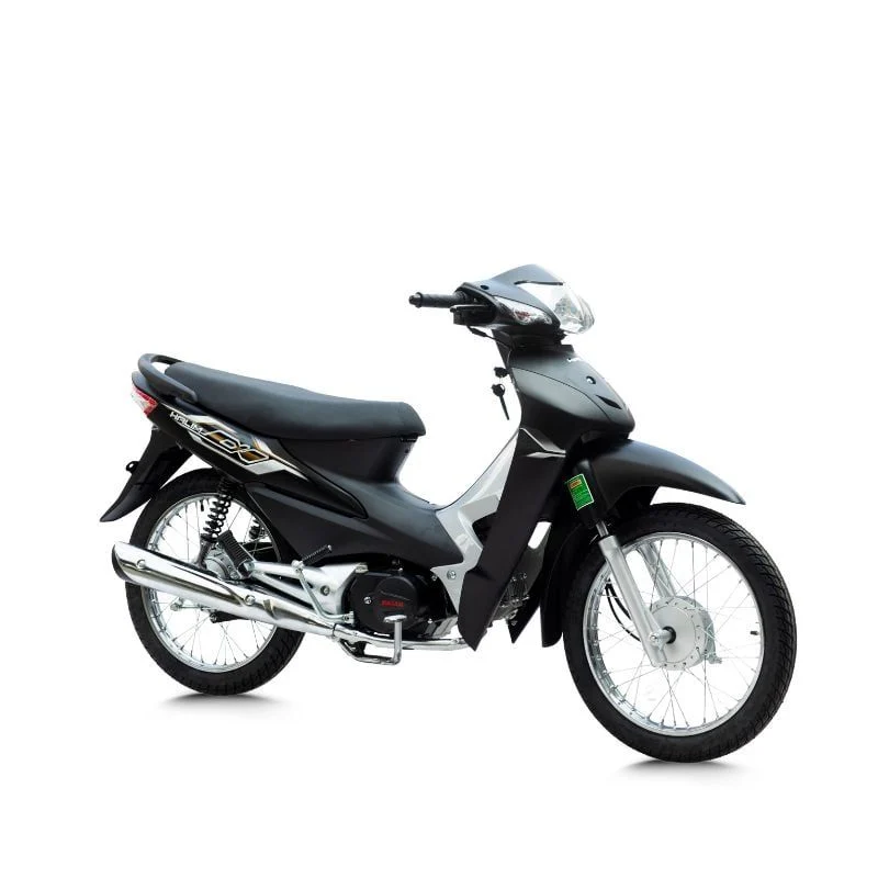Xe máy 50cc Wave Halim sở hữu phom dáng xe số thể thao thon gọn quen thuộc