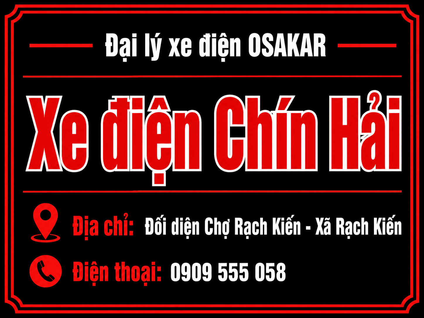 Cửa hàng xe điện Chín Hải.