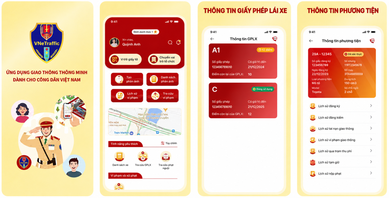 Tra cứu đăng kiểm bằng ứng dụng VNeTraffic