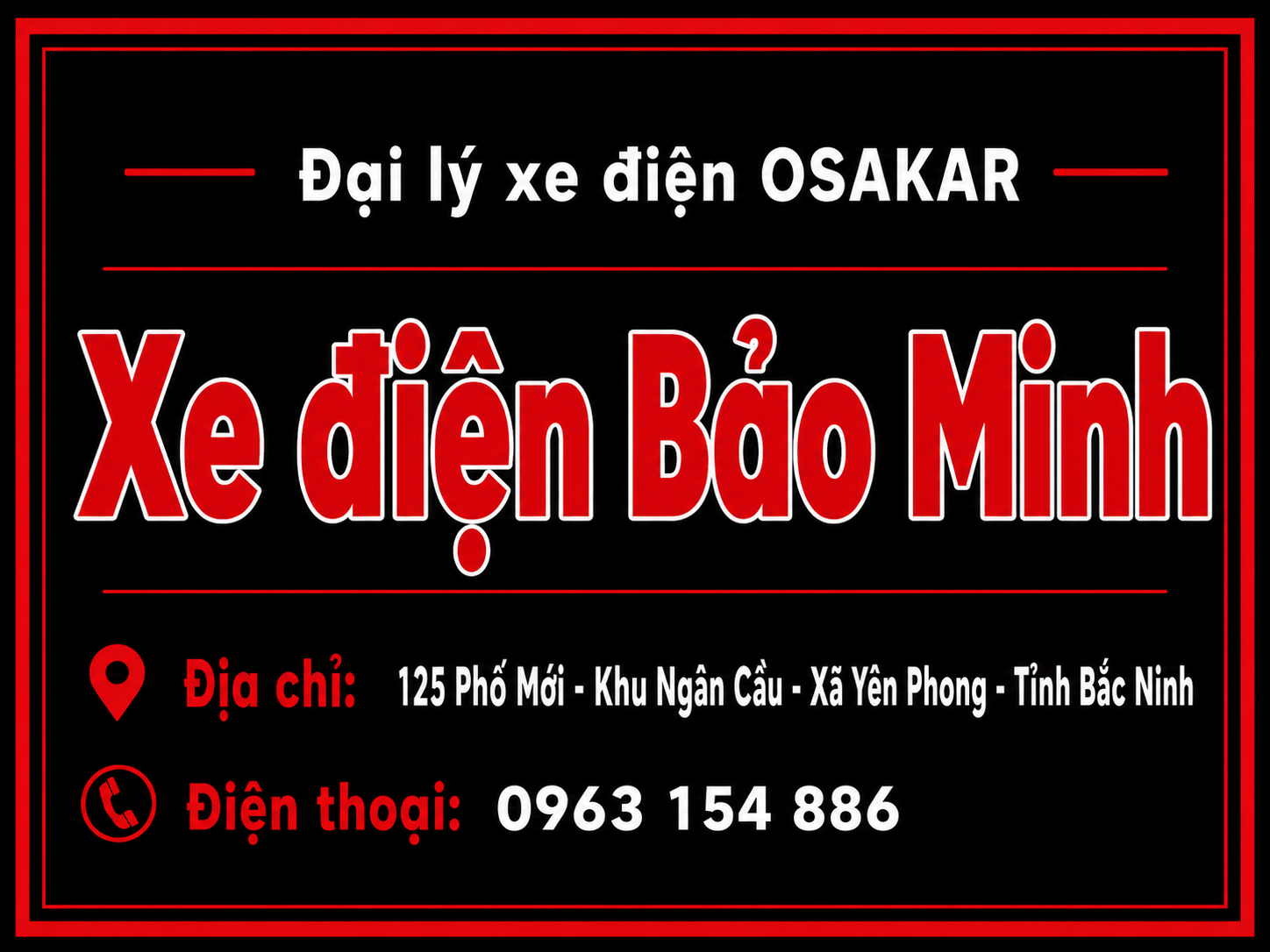 Cửa hàng xe điện Bảo Minh.