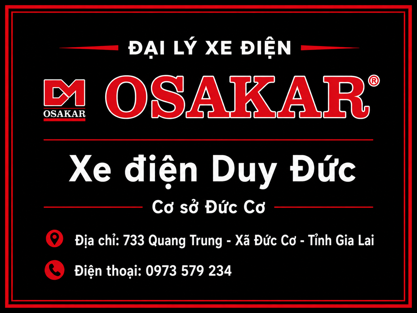 Cửa hàng Xe điện Duy Đức nổi bật với các dòng xe máy điện thông minh thế hệ mới.